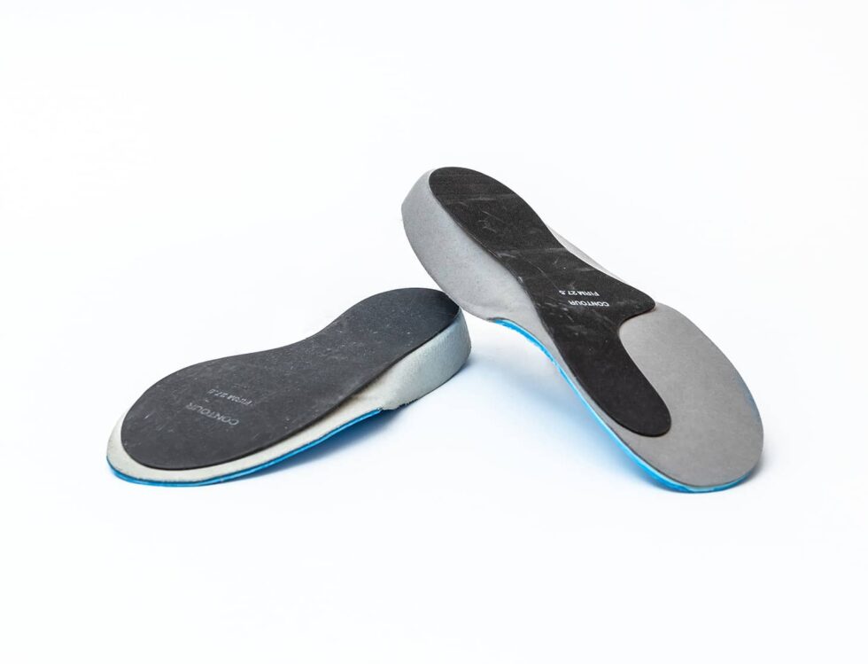 dynaflex plate affixed to an orthotic